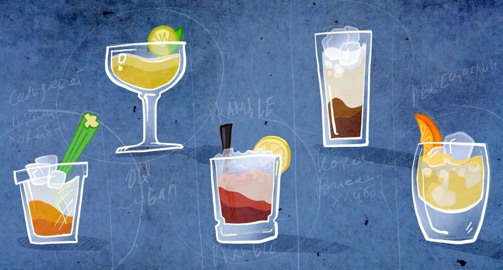Коктейли к жареному