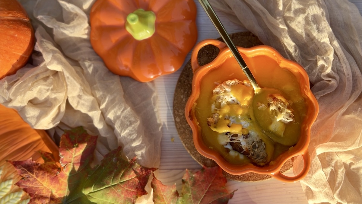 Тепло осени: тыквенный суп на кокосовом молоке