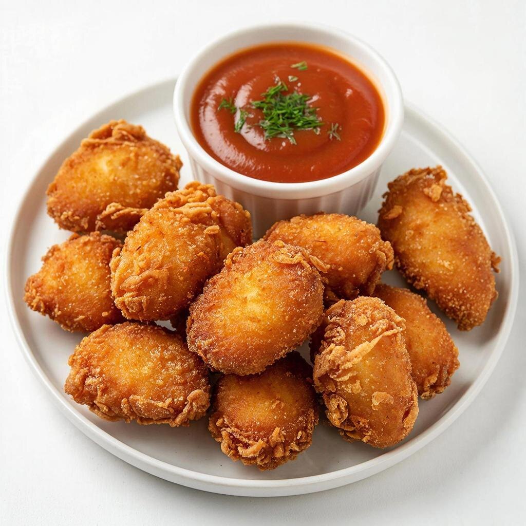 Как приготовить вкусные куриные наггетсы дома