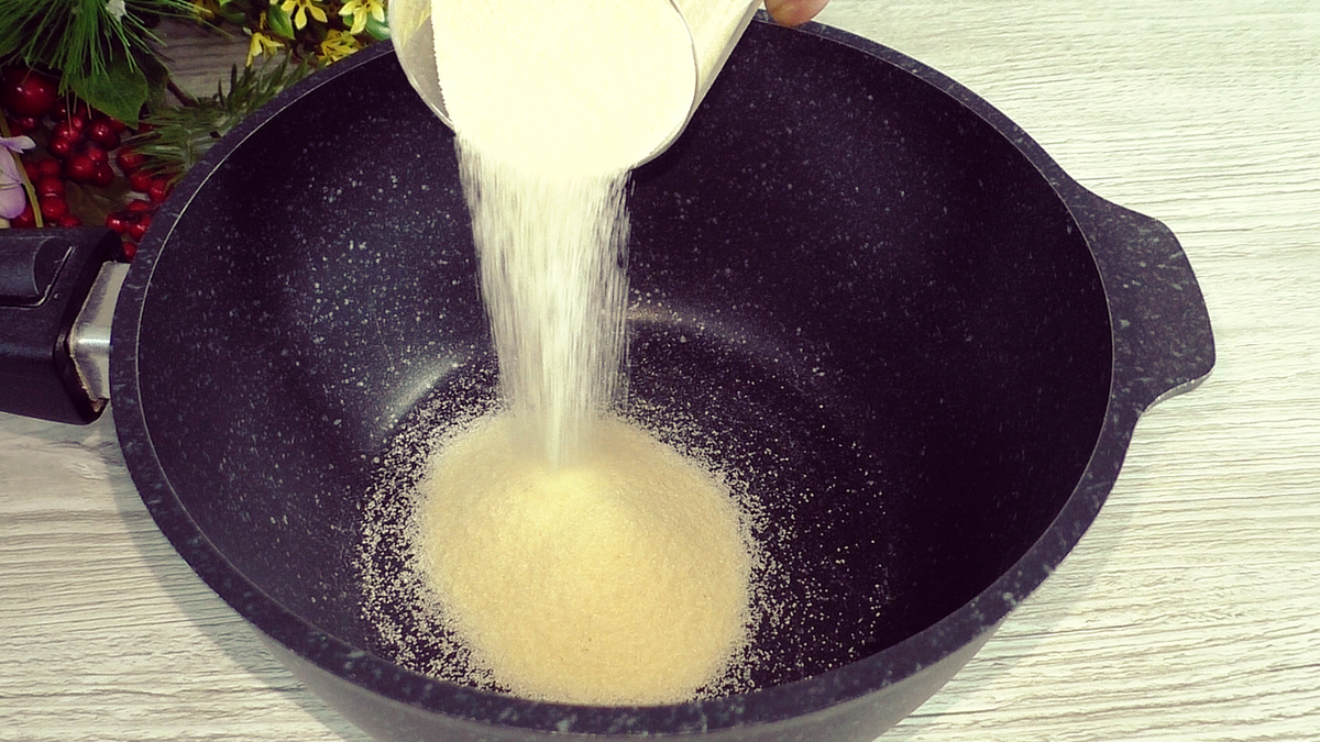 Удивительное сочетание: манник на заварном тесте для семейного чаепития