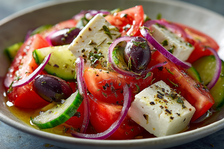 Секреты идеального греческого салата: быстро и вкусно