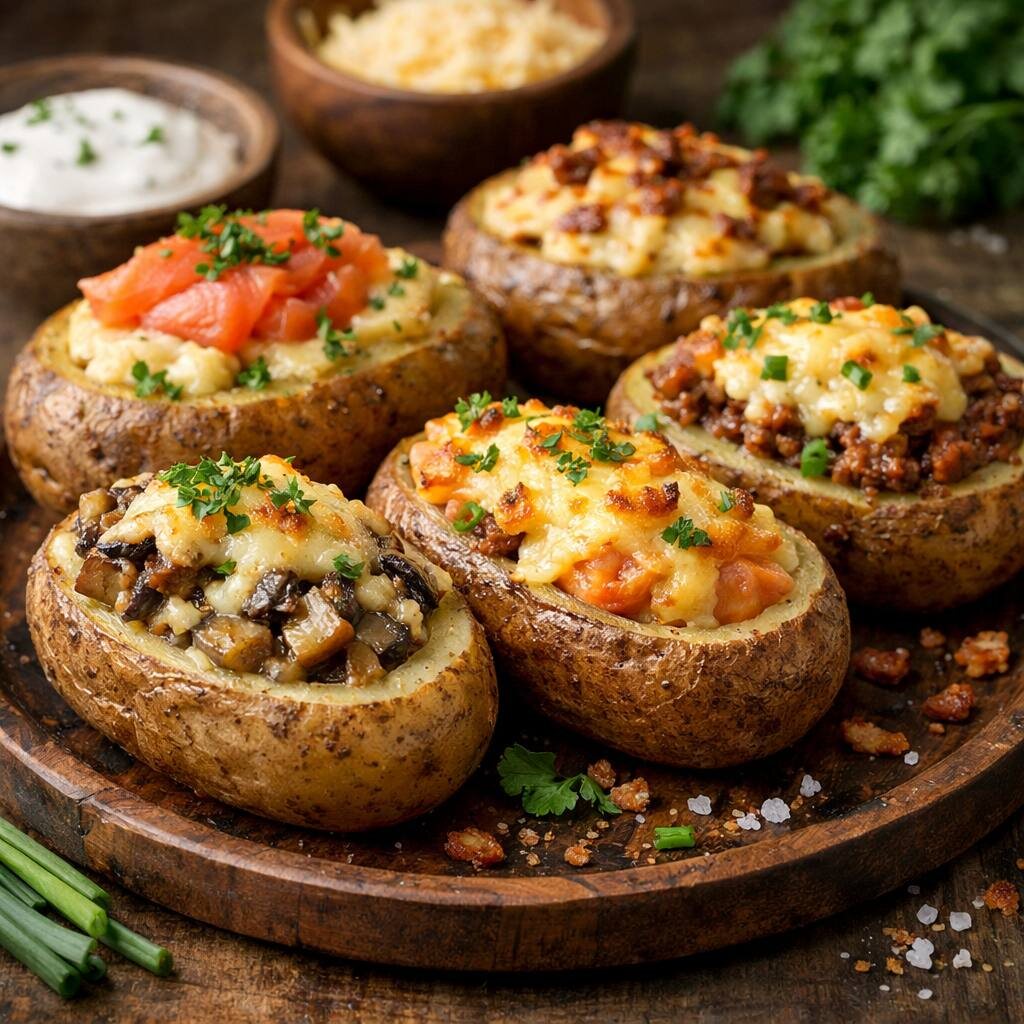 Фаршированный картофель: как сделать его звездой стола