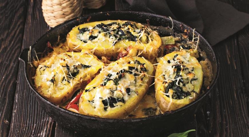 Праздничный картофель с нежным сливочным соусом