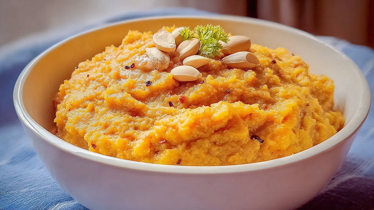 Нхопи — вкусная тыквенная каша с арахисом из Зимбабве