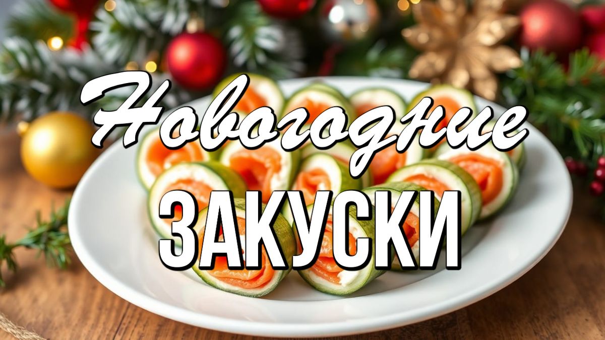яскравые закуски на новогодний стол - вдохновение для всех