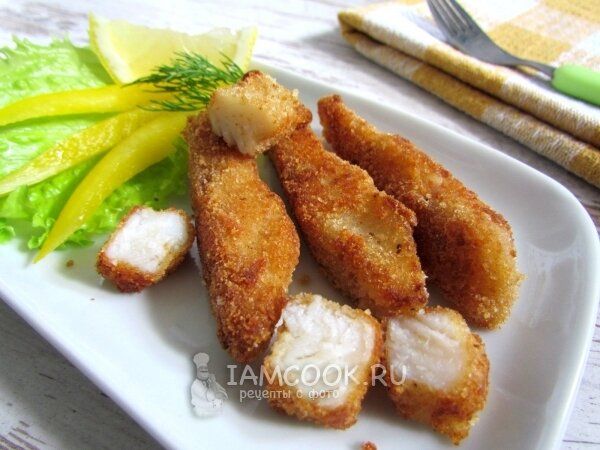 Приготовьте вкусные рыбные палочки лучше магазинных с оригинальным гарниром