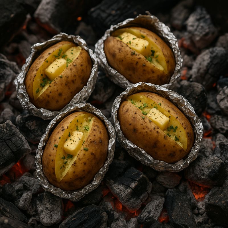Невероятно вкусная картошка на углях: секреты идеального пикника
