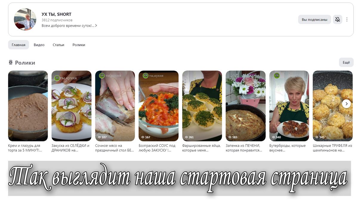 Кулинарная симфония в коротком формате